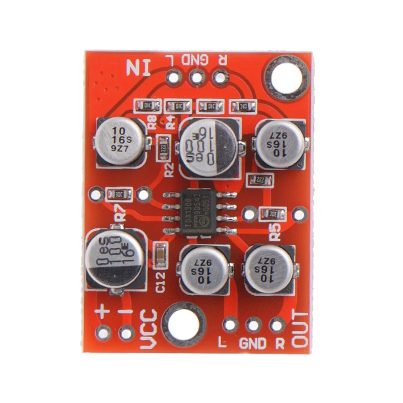

DC 5V-15V 12V AD828 Stereo Preamp Power Amplifier Board Preamplifier Module A0NC