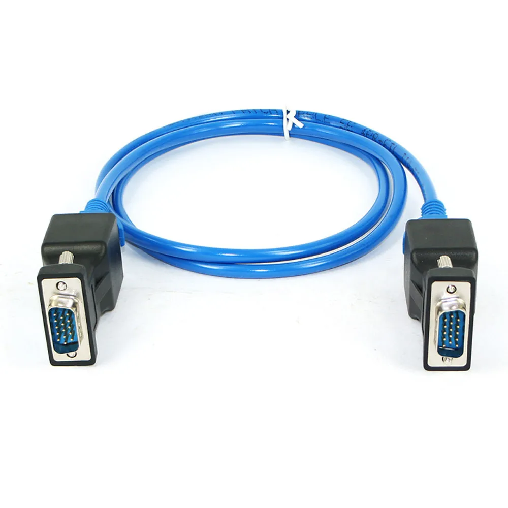 1 пара удлинитель VGA штырь гнездо к сетевому кабелю LAN RJ45 CAT5 CAT6 20 м адаптер сетевого