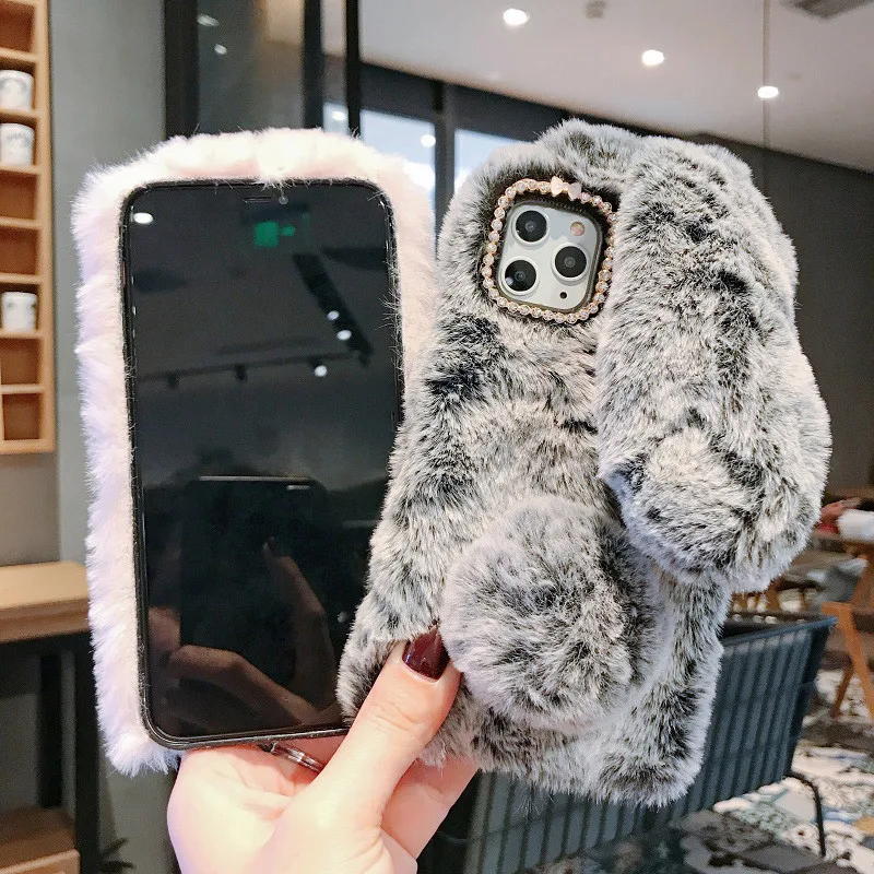 Чехол-накладка для Xiaomi Redmi Note 9S 8T 7 10X 9 PRO Max 7A 8A 9A K20 K30 Ultra MI F1 Poco F2 Pro с кроличьими