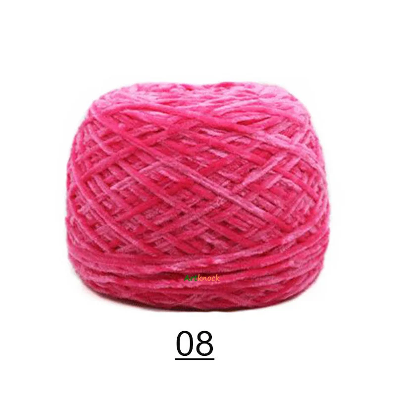 08 1pc 1 шт = 250 грамм большой wol пряжа для вязания lana tricot Глянцевая линия мода шоу вязание крючком Пряжа вискоза окрашенная - Цвет: 08 1pc