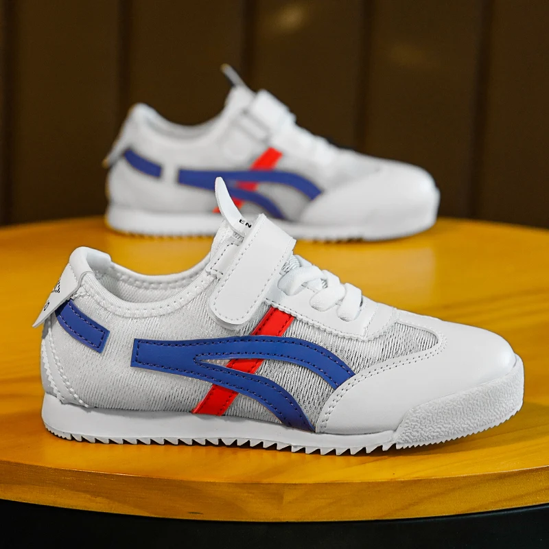 

2021 Summer Boys School Shoes Mesh Breathable Kids Girls Running Shoes Casual Shoes For Boys Anti Slip Boys Children Sneakers