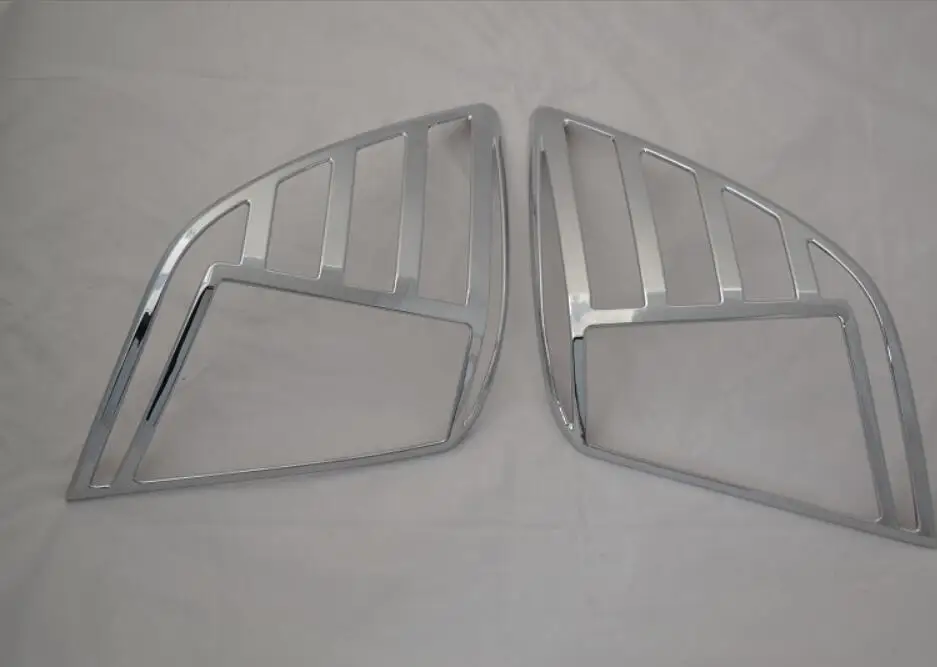 ABS Хромированная Автомобильная передняя фара + Задняя задсветильник крышка фары