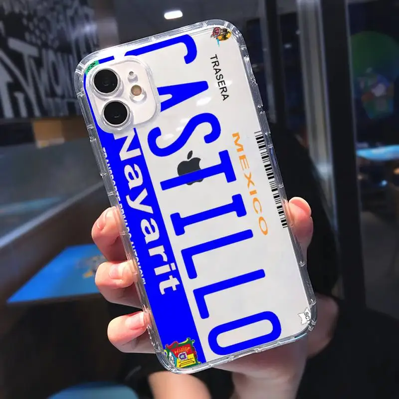 Чехол для телефона с номерным знаком iphone 13 12 11 8 7 plus mini x xs xr pro max | Мобильные
