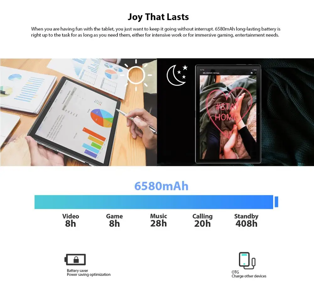 Blackview Dual 4G VoLTE планшет экран 10 1 дюймов Восьмиядерный Android 0 6580 мАч|Смартфоны| |