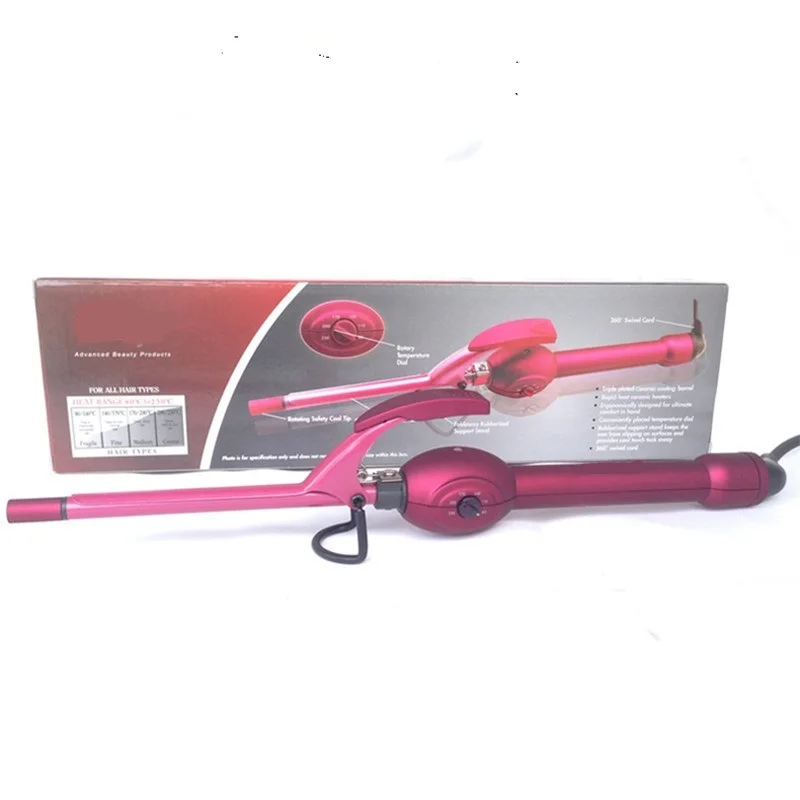 Электрический Для мужчин короткие волосы щипцы для завивки волос 9 мм Турмалин