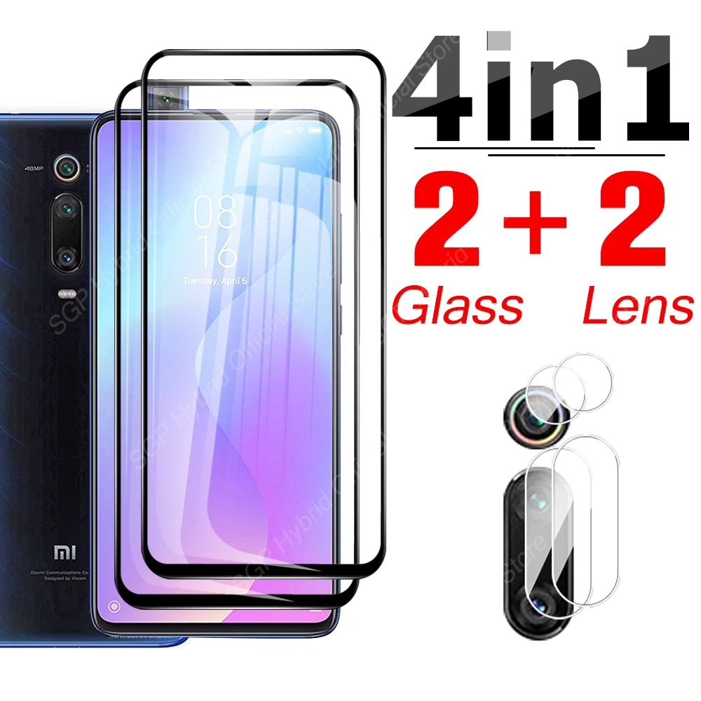 

4in1 Screen Protector Protective Glass On The For Xiaomi Mi 9T Pro Mi9 SE 9 T Lite Mi9T 9tpro 9pro 9se Camera Lens Tempered Film