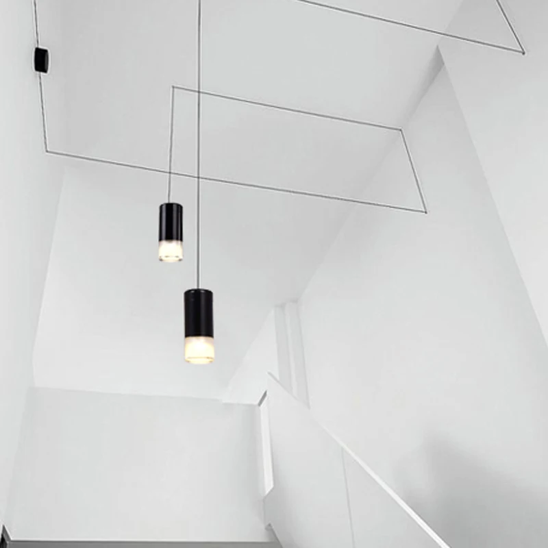 DIY подвесной светильник с Гостиная люстра Спальня лампа крытый ing Лофт