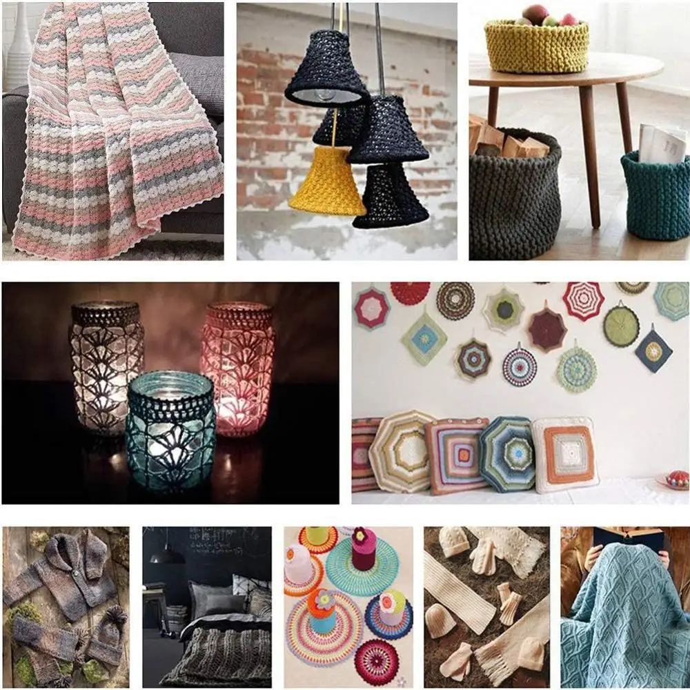 

LMDZ Complete Knitting and Crochet Accessories,with Knitting Stitch Markers Plastic Sewing Needles Cable Needles for DIY Project