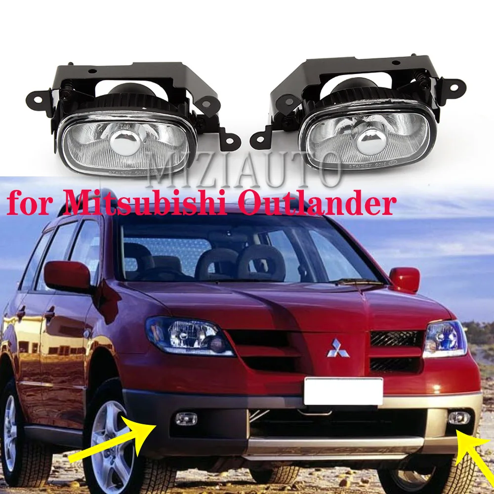 1 шт. передние противотуманные светильник DRL Дневной для Mitsubishi Outlander 2003 2004 2005 2006 2007