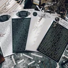 528 шт. золотые буквы, слова, фраза, Женский журнал для путешествий, дневник, планировщик, канцелярские принадлежности, украшение коллажа