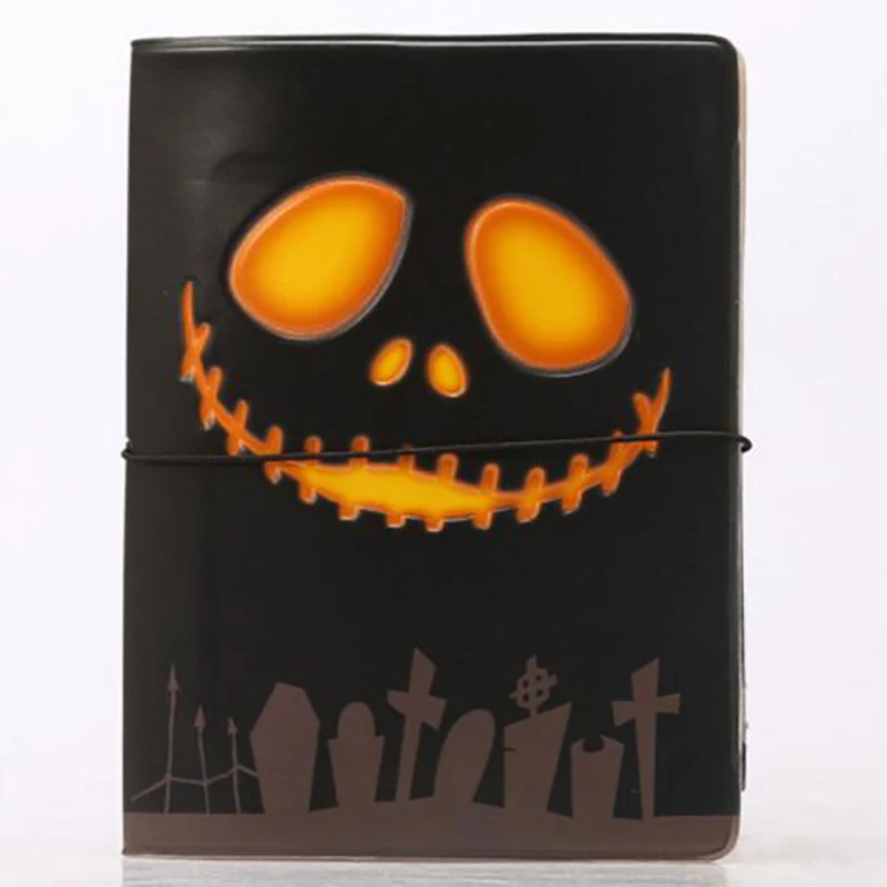 

3D Stereo Skull Passport Holder Passport Cover Documents Package Essential Travel Abroad Halloween Pumpkin Stereo Passport Cover