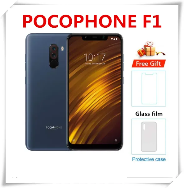 Оригинальный Xiaomi Redmi POCO F1 6 ГБ ОЗУ 128 ROM Snapdragon 845 Octa четыре ядра смартфон с функцией