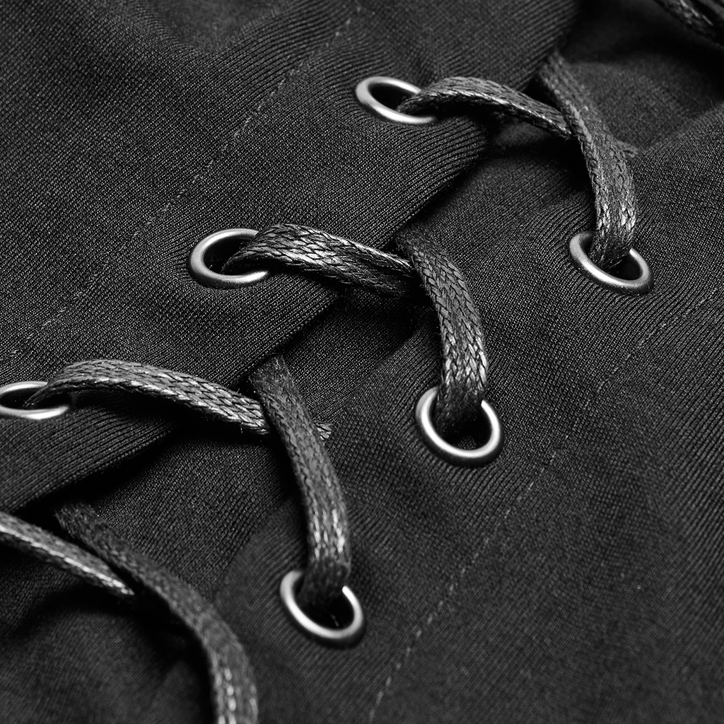 Эластичное платье в стиле панк с асимметричным подолом облегающее пикантное