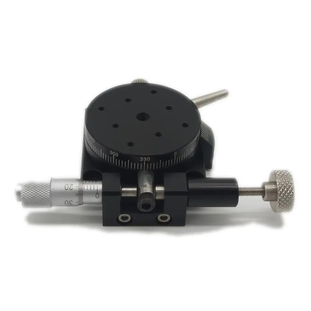 Ручная вращающаяся Стадия R-axis угловая скользящая регулировка 360 вращающийся
