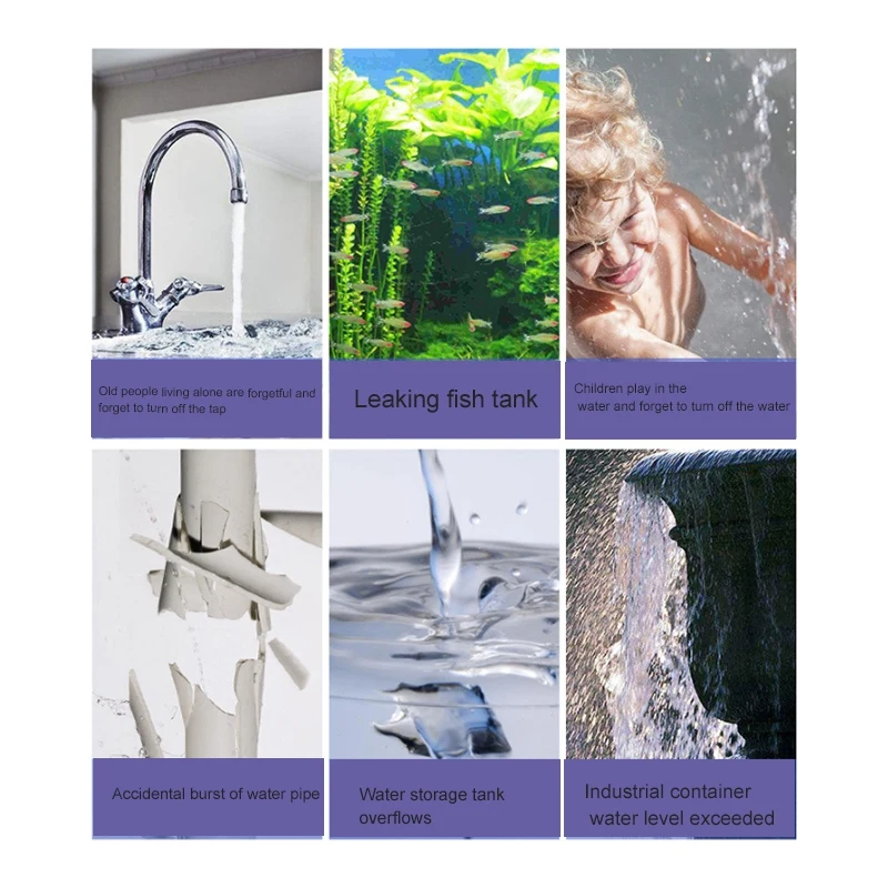 

Wireless Water Leakage Alarm Intrusion Detector Leak Sensor Work Home House Security for Alarm