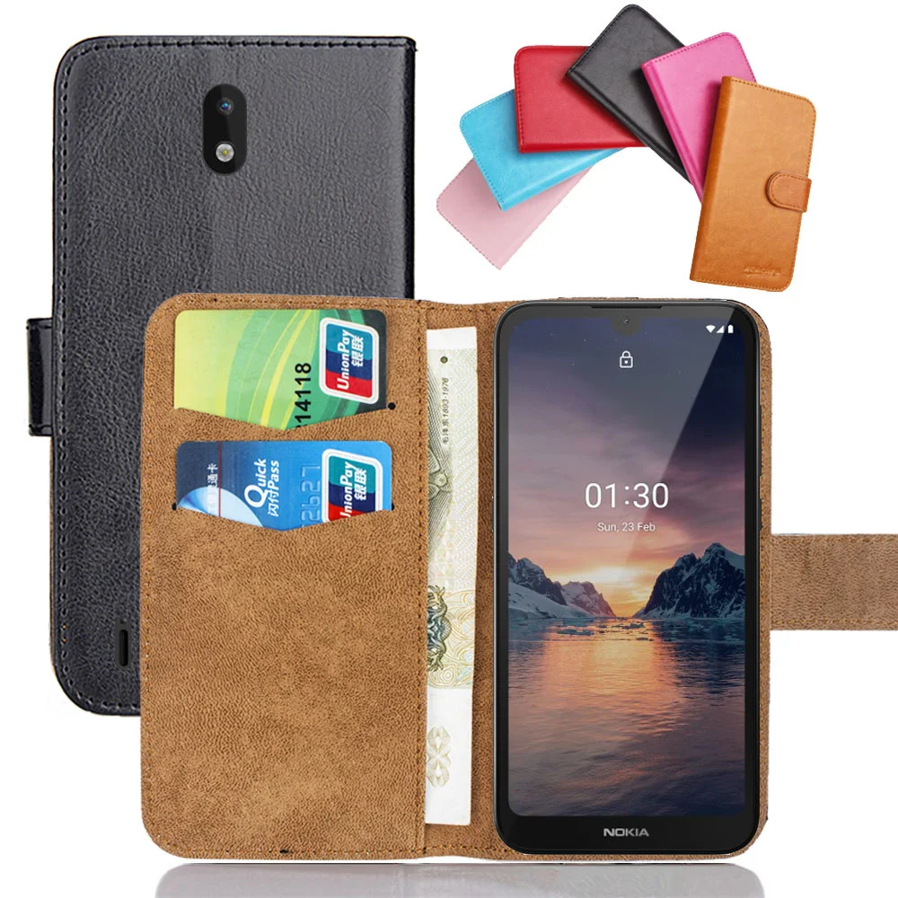 

Флип-чехол для Nokia 1 1,3 2 V 2,1 2,2 2,3 3 V 3,1 A C 3,2 Plus, мягкий кожаный чехол для телефона, чехлы-бумажники для кредитных карт