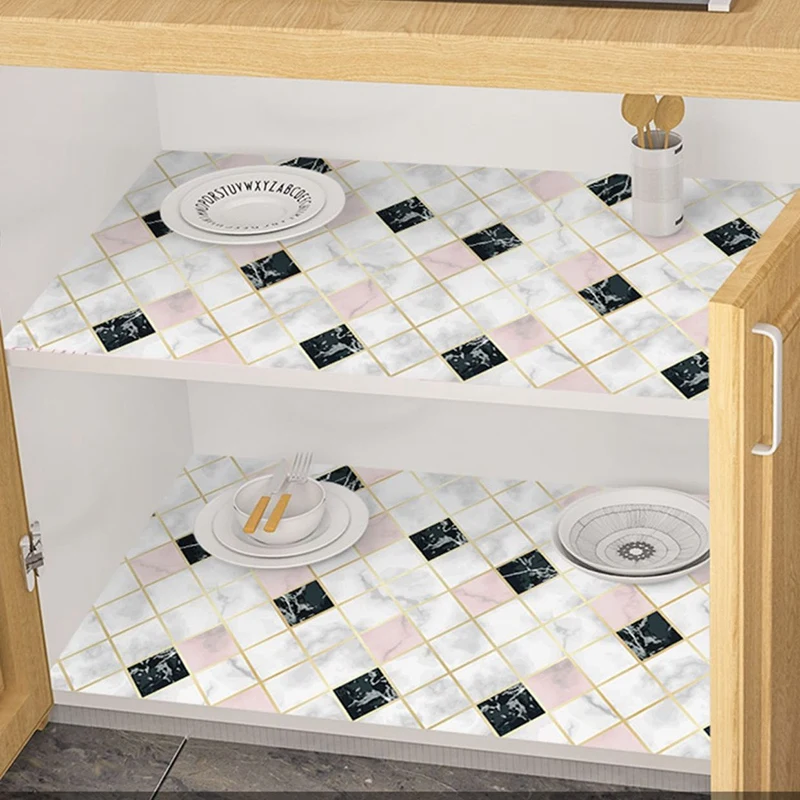 

300Cm Wallpapers Aluminum Coating Waterproof Modern Living Room Kitchen Self Adhesive Contact Wall Stickers Home Decor