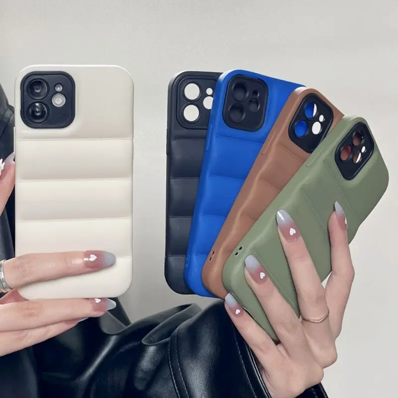 

Airbag Anti-fall TPU Mobile Phone Case For Iphone 11 12 13pro Max X Xs Xr Simple Business Apple Phone Cover