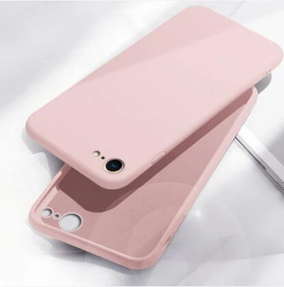 TG-pink Жидкий силиконовый цветной чехол для iPhone XS 11 Pro MAX XR X XS Max Candy чехол для телефона s для iPhone 11 7 6 6S 8 Plus Мягкий чехол - Цвет: TG-pink