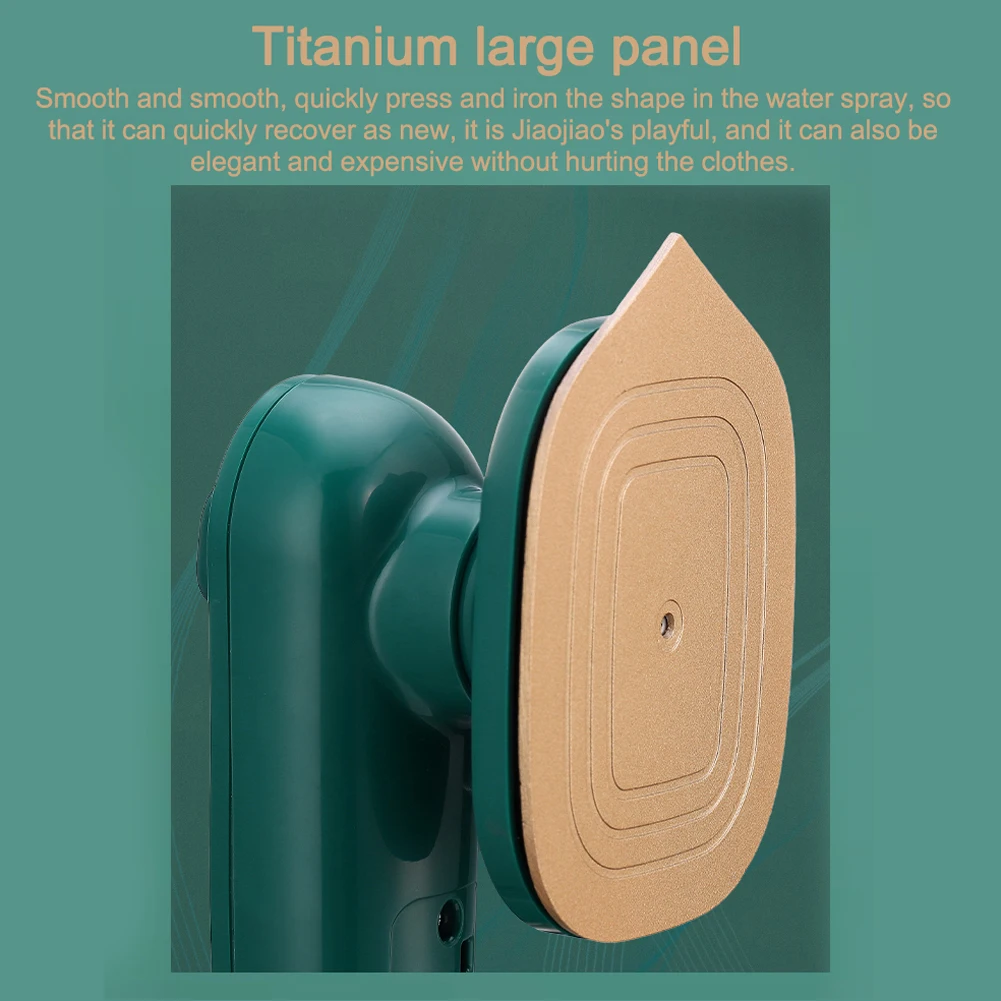 

Mini Household Garment Steam Iron for Dry and Wet Ironing 150 Constant Temperature Ironing Pointed Front Design