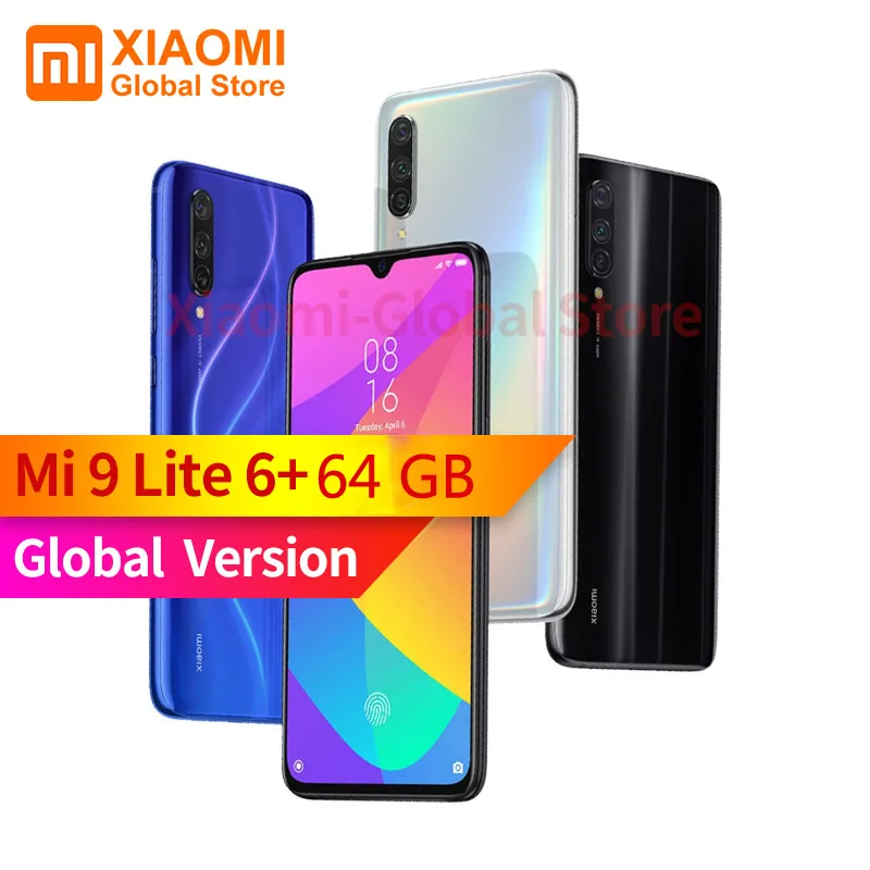 Международная версия Xiao mi смартфон 9 Lite 6 ГБ ОЗУ 64 Гб ПЗУ 39 &quotAMOLED NFC мобильный