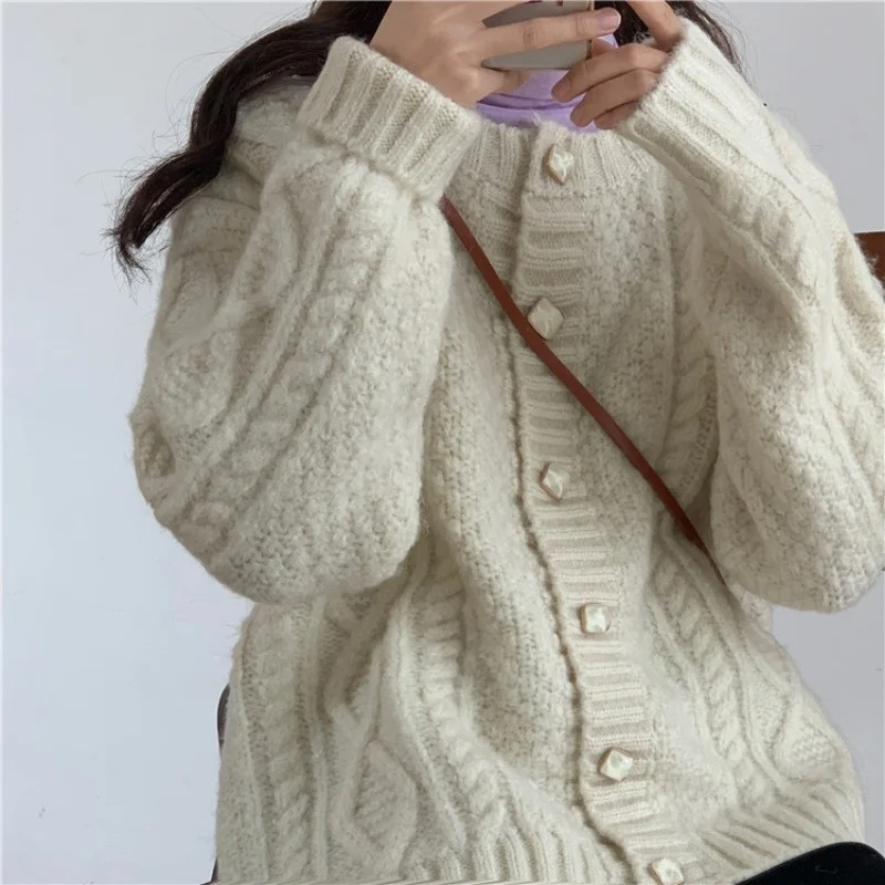 

Женский трикотажный кардиган с длинным рукавом, несколько цветов