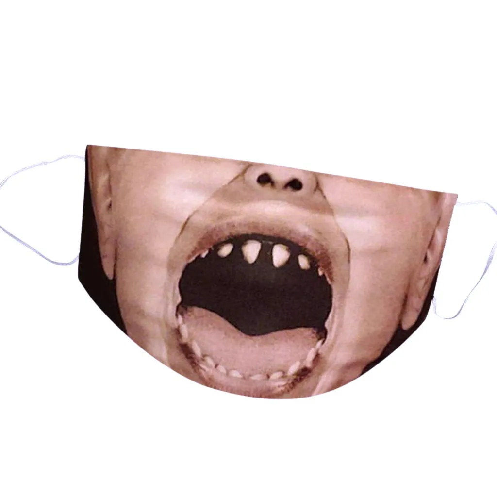 #35 модные общего забавные выражение печати новые дышащие смываемая маска для