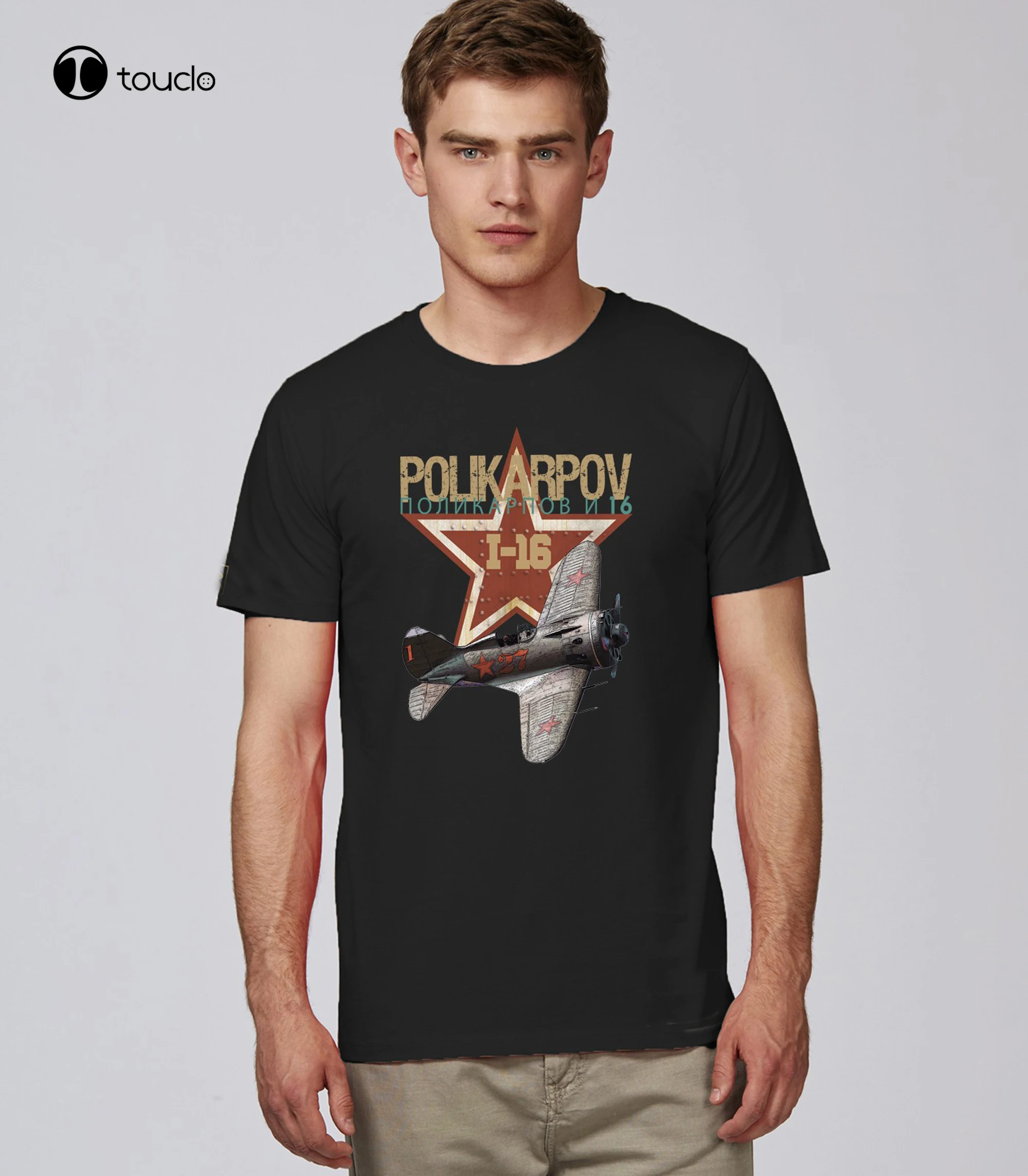 

Wwii Soviet Air Force Polikarpov I-16 Fighter T-Shirt. Summer Cotton O-Neck Short Sleeve Mens T Shirt New S-5Xl