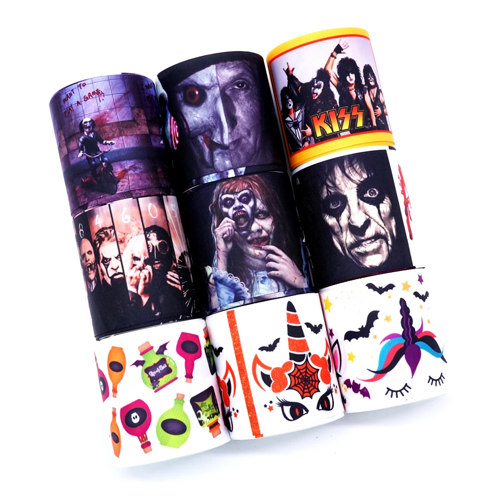 Бесплатная доставка 50 ярдов мультяшная печатная корсажная лента 32383|Ленты для