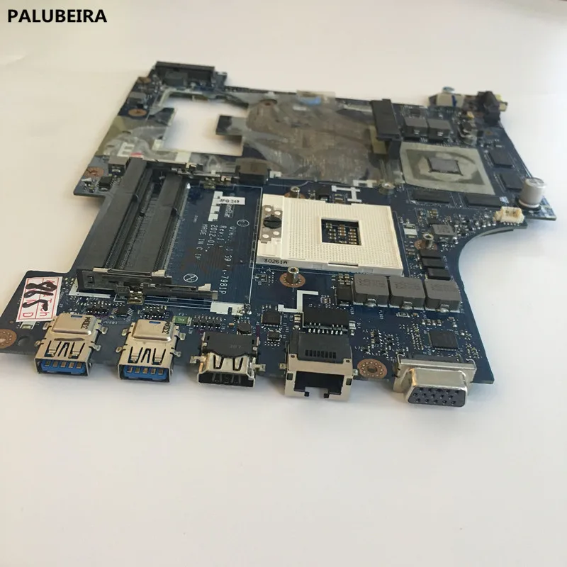 PALUBEIRA G580 материнская плата для Lenovo G580 Материнская плата ноутбука QIWG5_G6_G9 LA-7981P с 8 видеокарта DDR3