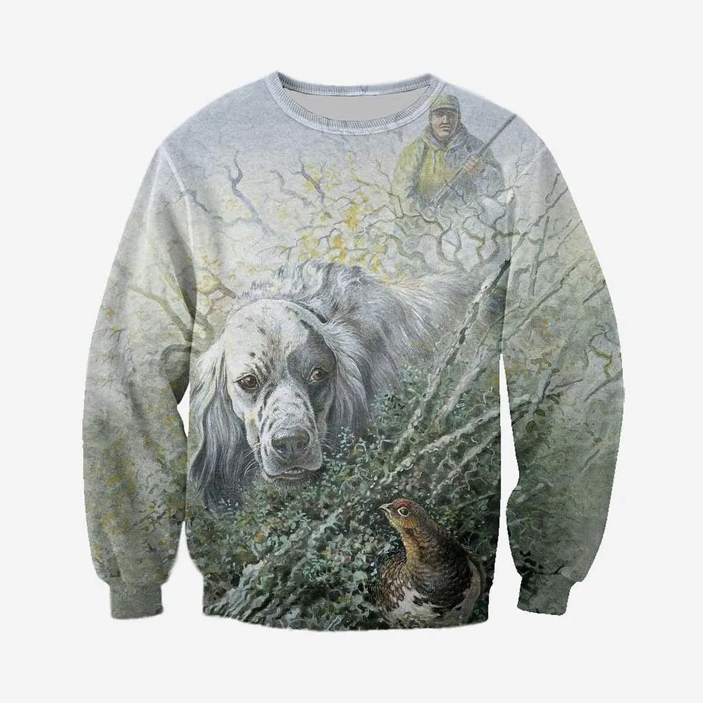 

Dog Hunting 3D All Over Printed Hoodies Autumn Unisex Casual Sweatshirt Fashion Hoodies
