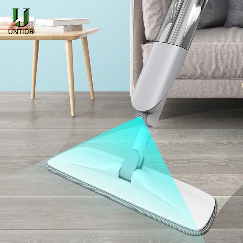 

Швабра с пульверизатором из микрофибры, ручка из нержавеющей стали с накладкой из полиэстера и микрофибры для уборки пола в кухне, спальне