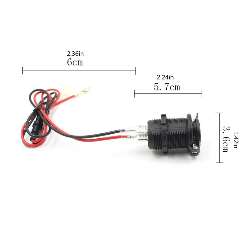 

Dual USB Port 12V Waterproof Motorbike Motorcycle Charger Adapter Power Supply Socket for Phone GPS MP4