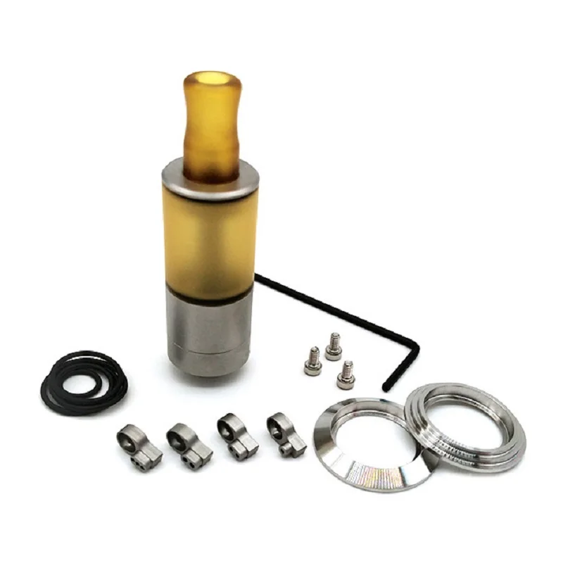 

Атомайзер Coppervape Dvarw MTL RTA 16 мм для электронной сигареты 510 Thread Vape Mods