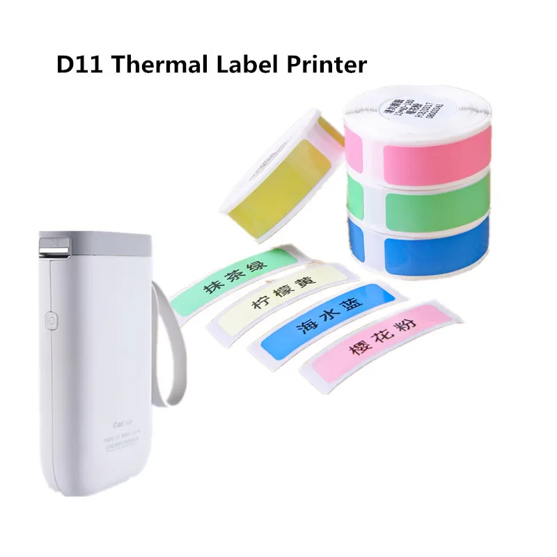 Мини D11 беспроводной портативный карманный принтер для этикеток с Bluetooth Pricetag