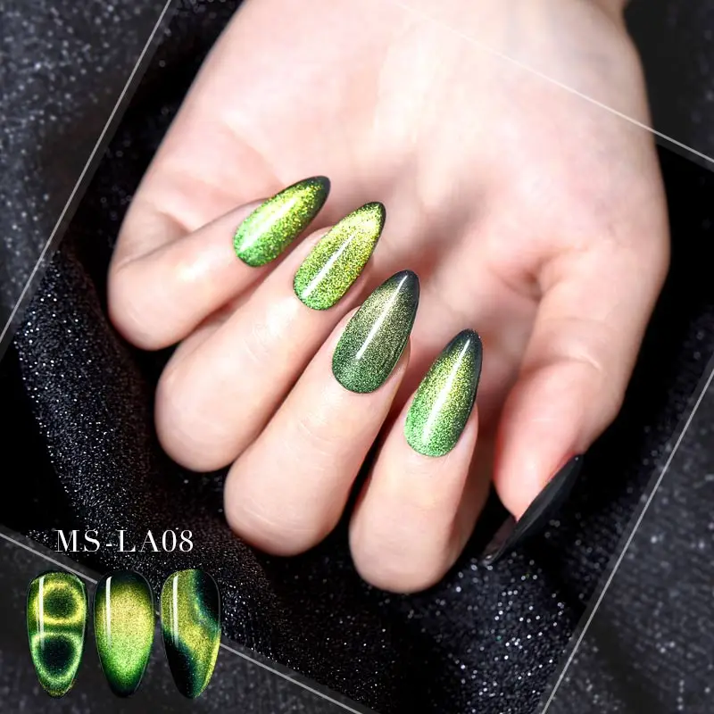 MSRUIOO 9D Гель-лак для ногтей кошачий глаз блестящий долговечный маникюрный лак