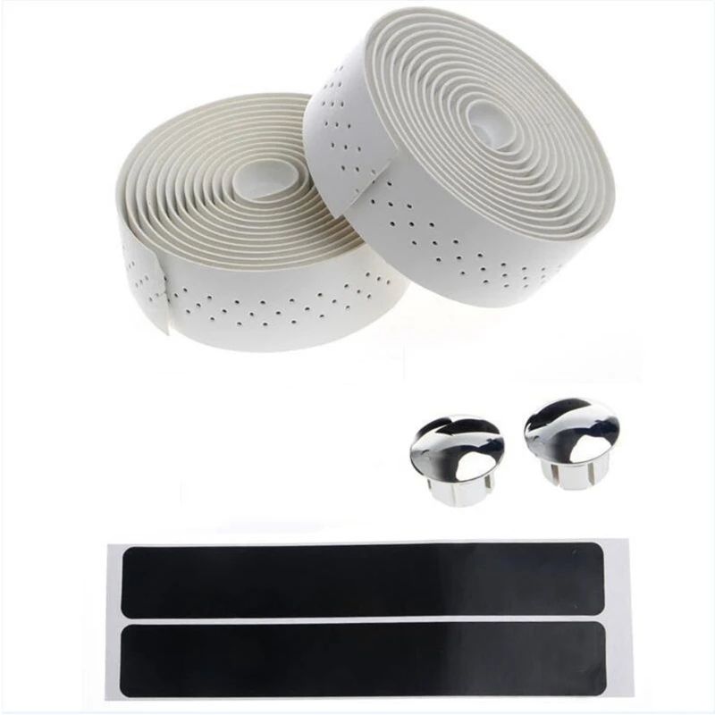 

2 Pcs Soft Bicycle Handlebar Grip Tape Wraps Adhesive with Vent Holes Bike Tape