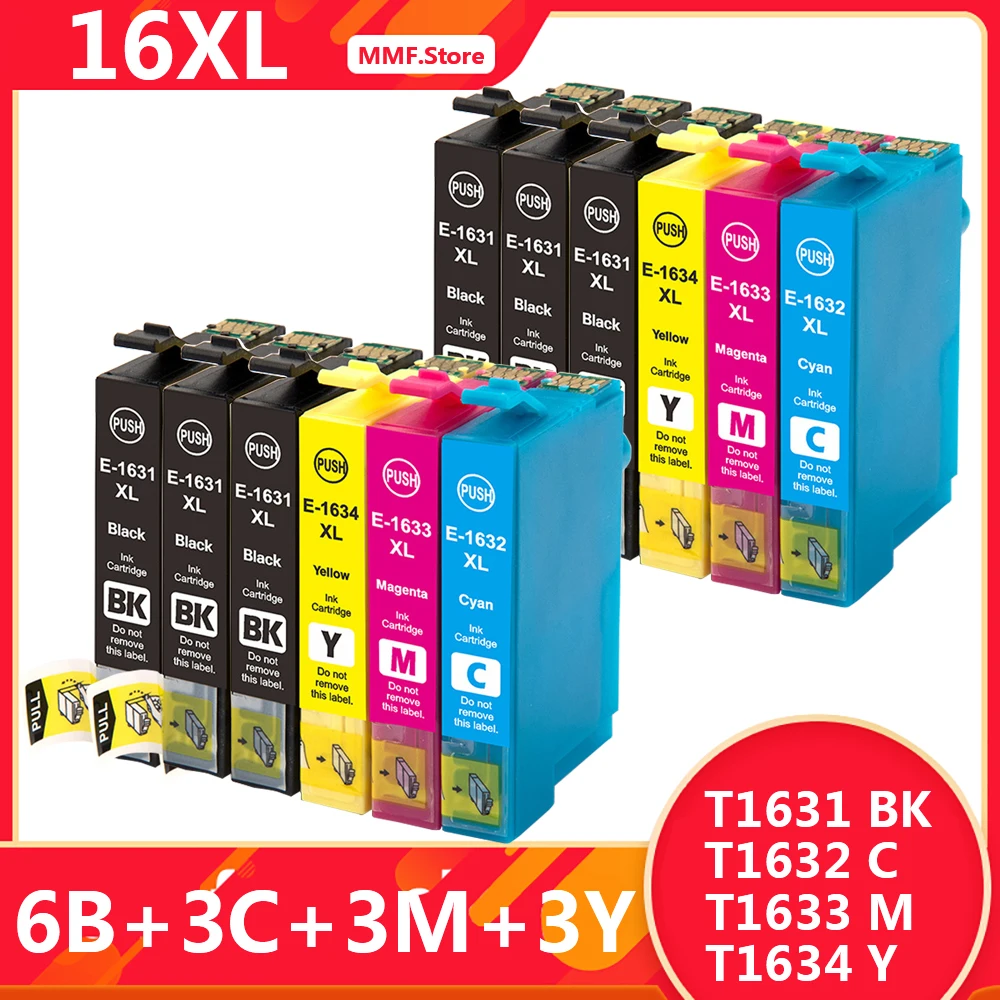 

12x 16XL Printer Cartridges Compatible For Epson 16-XL Workforce WF-2630 WF-2540 WF-2660 W-F2750 WF-2650 WF-2510 WF-2530 WF-2010