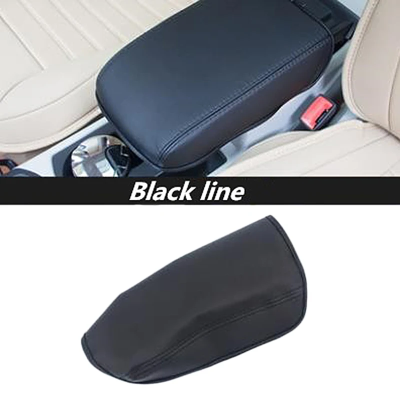 Микрофибра кожаный подлокотник крышка коробки защитный рукав для TOURAN 2016