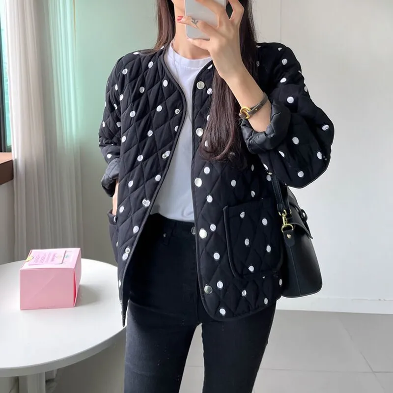 Куртка Alien Kitty Женская с хлопковой подкладкой Повседневная теплая парка длинным