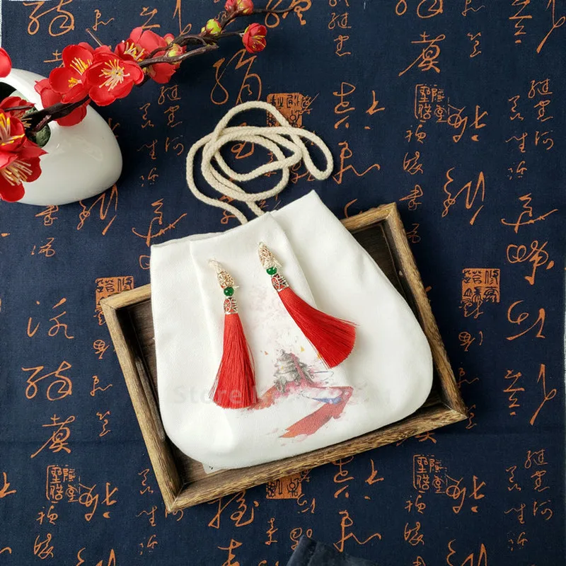 Традиционный китайский стиль ретро сумка атласный старинный Саше Hanfu кошелек для