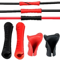 bike brake cable protective cover black red 4cm long anti wear rubber sleeve for bikes variable speedbrake line pipe oil pipe
