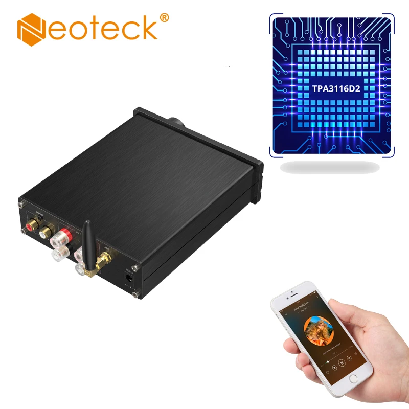 Neoteck 100 Вт + Hi Fi цифровой усилитель мощности класса D со встроенным усилителем