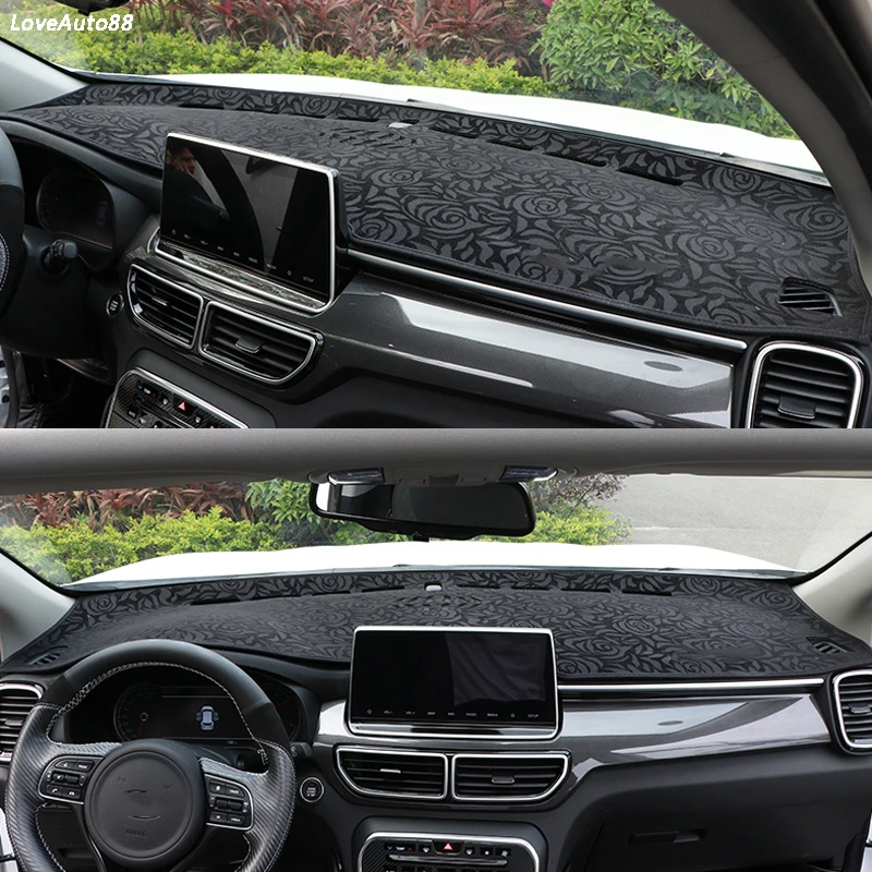 

Left Right Hand Drive Dashboard Cover Mat Sun Shade Cushion Protector Carpet Trim For Kia Sportage QL 2017 2018 2019 2020 2021