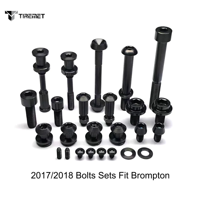 2018 титановые болты набор винтов для Brompton складная велосипедная гарнитура
