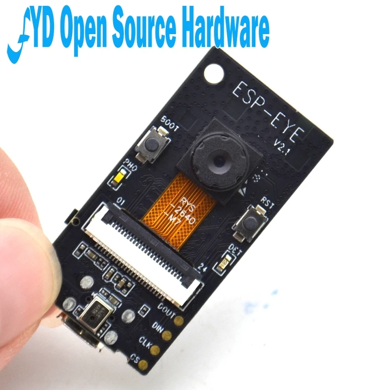 ESP-EYE 2-мегапиксельная камера ESP32 4 Мбайт флеш-память 8 Мбайт PSRAM для распознавания лиц поддерживает WI-FI передачи изображения