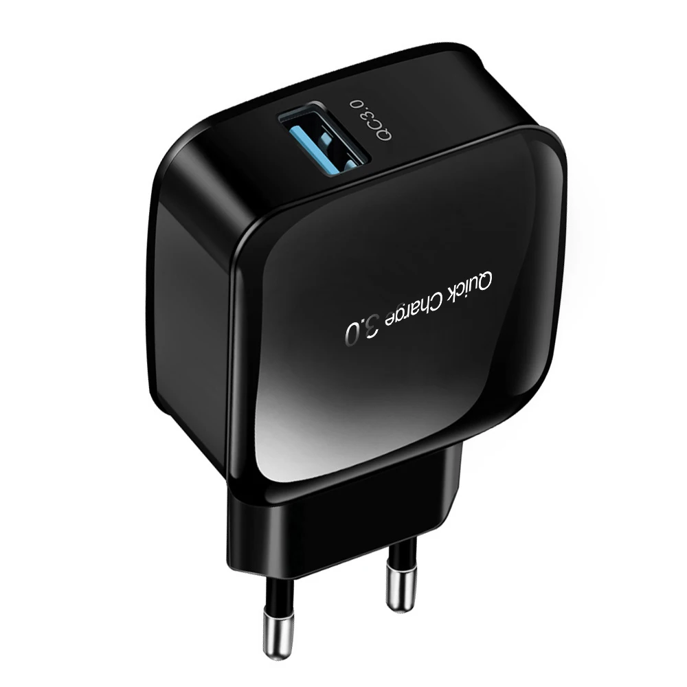 USB зарядное устройство Quick Charge 3 0 быстрый мобильный телефон 18 Вт портативное для