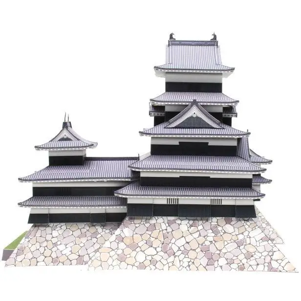 

Japan Matsumoto Castle DIY 3D Paper Model Building Kit Cardboard Art Crafts Child Educational Puzzle Toys
