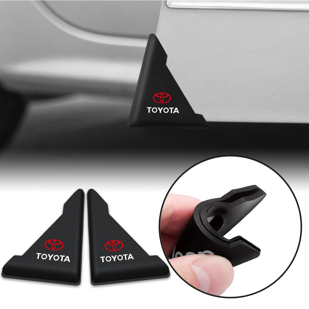 

Car Door Corner Cover Silicone Anti-collision Protector For Toyota C-HR RAV4 Yaris TRD Camry Land Cruiser Avalon Highlander Priu