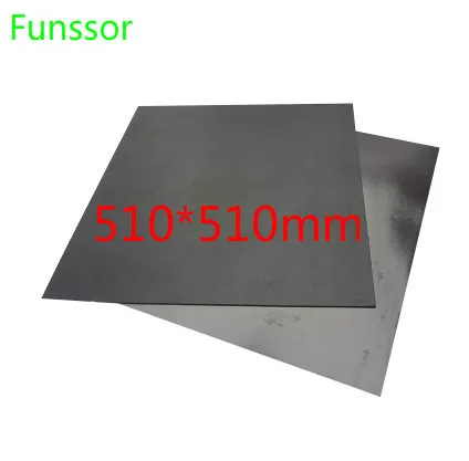 Flexível de Superfície da Etiqueta da Impressão da Fita Magnética da Cama da Cópia de 510x510mm para a Creality Placa Adesiva Séries Impressora 3d Cr-10 5s